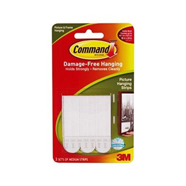 Imagem de Command Tiras 17201 Medium Command™ Adesivos removíveis para fixação interligada