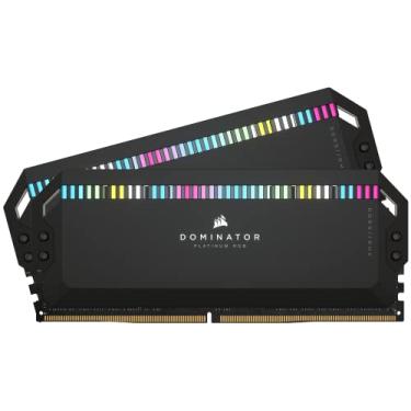 Imagem de Kit de Memória Para PC Corsair Dominator 32Gb (2x16Gb) 6000Mhz Platinum RGB DDR5 - CMT32GX5M2X6000C36 5577