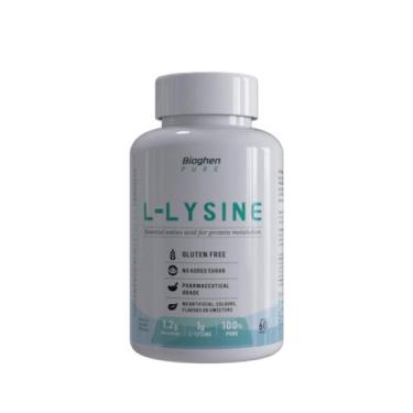 Imagem de Pure L- Lysine - 60 Cápsulas - Bioghen