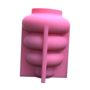 Imagem de Fancyes Vaso de silicone modelo artesanato resina epóxi fundição vaso de flores diy arte plantador pote modelo caneta titular vaso de concreto para presente