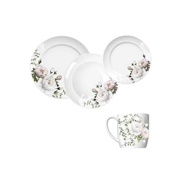 Imagem de Aparelho de Jantar, Chá e Sobremesa 16 Peças Germer Garden em Porcelana – Estampado