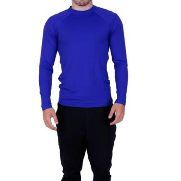 Imagem de Blusa Fitness Térmica Segunda Pele Proteção Solar Uv 50+ Masculina - B