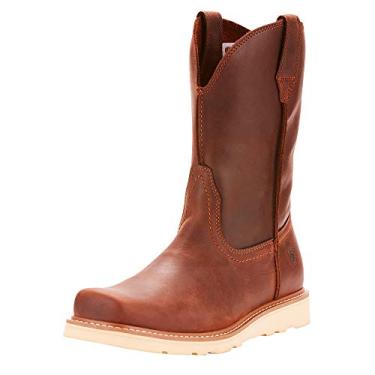 Imagem de Ariat Bota masculina de trabalho com bico quadrado Rambler Recon Western, Marrom., 9