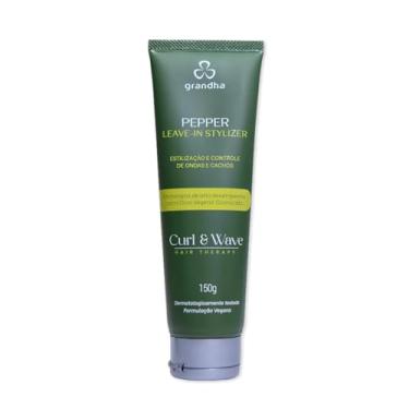 Imagem de Finalizador e Modelador Grandha para Cabelos Cacheados e Crespos Pepper Leave-in Stylizer Curl & Wave 150g