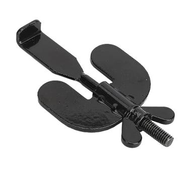 Imagem de Fechadura de Porta Portátil Ajustável, Fácil de Usar, Portátil, Melhora o Armário de Porta de Segurança Doméstica para Casa (Prata)