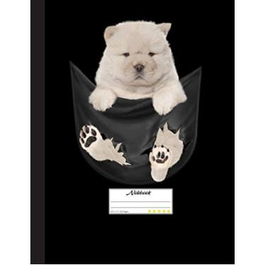 Imagem de Cute Chow Chow In Pocket Notebook: Blank Lined Journal for Chow Chow, Dog Lovers, Dog Mom, Dog Dad and Pet Owners | 8.5x11 with College Ruled Pages