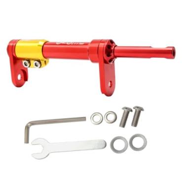 Imagem de Generic 1 Conjunto De Peças De Reposição De Extensão De Guidão De Haste Telescópica Modificada Suporte Dobrável De Bicicleta Dobrável Ligação Telescópica Para Rack De Roda De Bicicleta