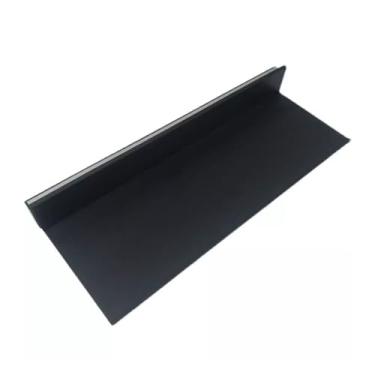 Imagem de Prateleiras De Parede Flutuantes, Prateleira De Parede De Liga De Alumínio, Divisória Suspensa De Parede, Laminado De Metal Com Luz Para Estante (Color : Black, Size : 90x15cm)