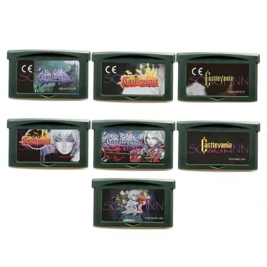 Imagem de Castlevania Series Cartão de cartucho de memória para acessórios de console de videogame de 32 bits