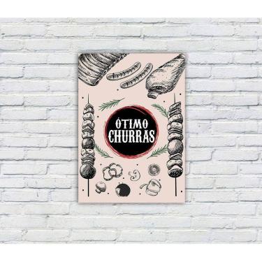 Imagem de Placa Decorativa MDF Cantinho do Churrasco 16