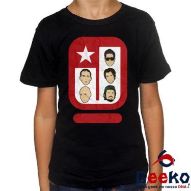 Imagem de Camiseta Infantil Jota Quest 100% Algodão Banda Rock Geeko