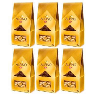 Imagem de Kit Chocolate Alpino Bag Nestlé - 6Cx C/ 195G Cada