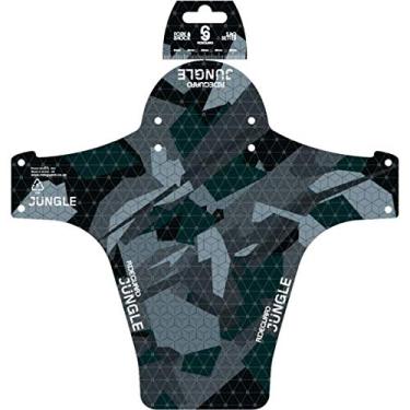 Imagem de RideGuard PF1 Jungle Ash. Para-lama dianteiro MTB para-lama Mountain Bike. Serve para bicicletas de 24 polegadas, 26 polegadas, 27,5 polegadas, 29,6 polegadas, Plus Size e Fat Bikes. Feito no Reino Unido 100% plástico reciclado 100% reciclável.