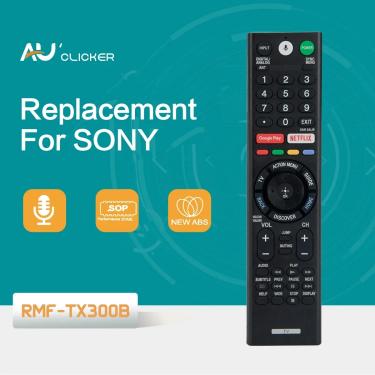 Imagem de Smart TV Substituição Controle Remoto  RMT-TX300B  Sony TV KD-43X727E  KD-49X727E  KD-55X727E