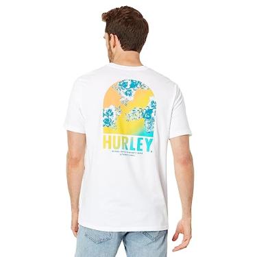 Imagem de Hurley MTS0037670H100S Rip Camiseta de manga curta branca SM branca P