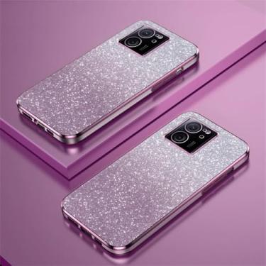 Imagem de Para xiaomi mi 13t 12t 11t pro 14 13 12 11 lite poco x3 nfc x5 f3 f4 f5 m3 m4 capa de silicone chapeamento caso suporte magnético, rosa, para poco f4