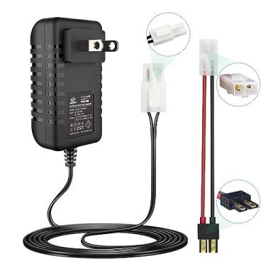 Imagem de melasta Carregador de bateria 7,2V 8,4V 9,6V RC compatível com Traxxas e padrão Tamiya 2,4V-12V (2S-10S) NiMH NiCd RC carro/pacote de bateria de airsoft