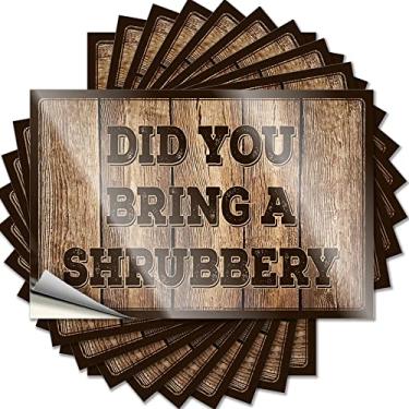 Imagem de Adesivos engraçados para carros Did You Bring A Shrubbery adesivo engraçado 10 peças adesivo bandaid carro decalque adesivo (12 x 18 cm)
