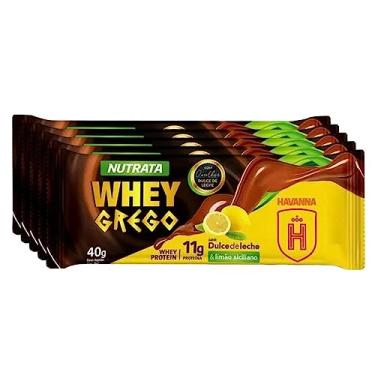 Imagem de Combo Com 5 - Barra Whey Grego Bar Havanna Doce de Leite e Limão Siciliano 40G
