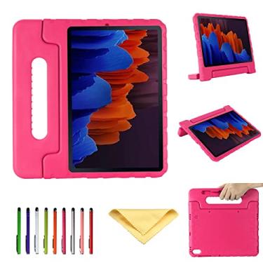 Imagem de UUcovers Capa infantil para Samsung Galaxy S8 Plus 2022/S7 FE 2021/S7 Plus 2020 (SM-X800/X806/T730/T733/T736/T738/T970/T975/T976) de 12,5 polegadas com suporte dobrável EVA Capa de espuma