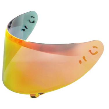 Imagem de Viseira Capacete ASX Revo Espelhada Vermelha Clara V18B