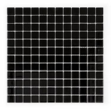 Imagem de Placa Pastilha Vidro Parede 30cm X 30cm Preto - DOCELAR