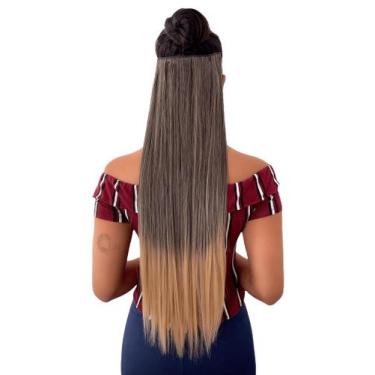 Imagem de Aplique Tic Tac Liso 70 Cm - Idêntico Ao Humano - Longo Com Volume - I