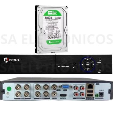 Imagem de Dvr Stand Alone 8 Ch Protec Full Hd 1080n com Aplicativo Qr Code Remot