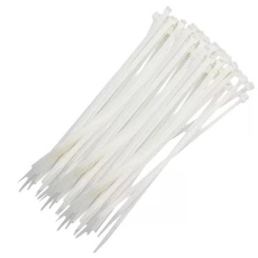 Imagem de 100 Abraçadeira Nylon Branco Fios e Cabos 400x3,6mm - Starfer
