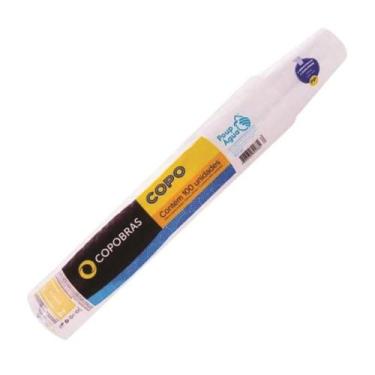 Imagem de Copo Plástico Descartável Leitoso PP COPOBRAS 200ml pct c/100un