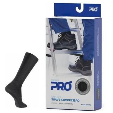 Imagem de Meia 3/4 EPI 960 Suave Compressão 15-20 MMHG Sigvaris PRO, Preto, G