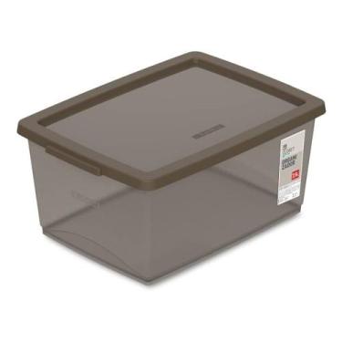 Imagem de Caixa Organizadora Plástica Camurça 7,5L My Closet Ordene