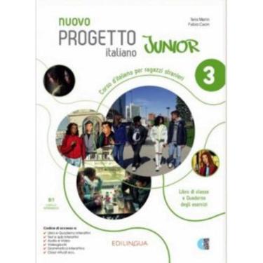 Imagem de Nuovo Progetto Italiano Junior 3 (B1) - Libro Di Classe E Quaderno Degli Esercizi + Video + Audio