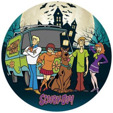 Imagem de Painel Festa Decoração Redondo Sublimado  Scooby Doo 1,50X1,50 - IMPAK
