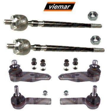 Imagem de Kit par terminal direcao + pivo + articulacao axial direito e esquerdo