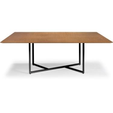 Imagem de Mesa de Jantar Diadema Aço Carbono Preto - Drop mobiliário