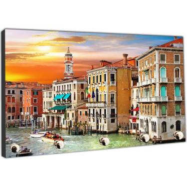 Imagem de Porta Chaves Cidade Veneza Itália Organizador Chaveiros - Vital Quadro