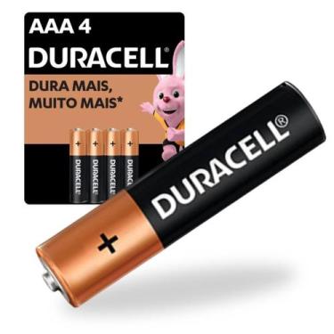 Imagem de Pilhas alcalina AAA 4 unidades Duracell