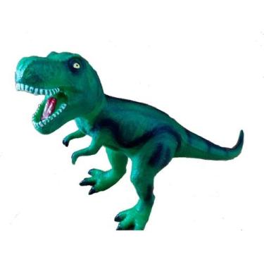 Imagem de Dinossauro De Borracha C/ Sons Tamanho Grande Dino World - toys