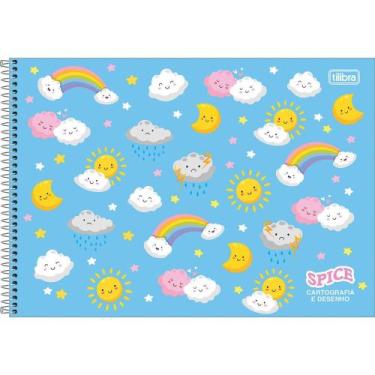Imagem de Caderno de desenho Tilibra spice espiral 80 folhas