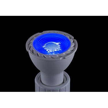 Imagem de CBConcept Lâmpadas de LED MR11 GU4.0 com certificação UL, pacote com 2, 2 watts, 230 lúmens, azul, ângulo de feixe de 36°, 12 volts, equivalente a lâmpadas de halogêneo de 20W, paisagem/destaque/embutido/iluminação de trilho