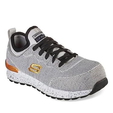 Imagem de Skechers Bulkin Balran 108033 feminino, Cinza/preto, 38