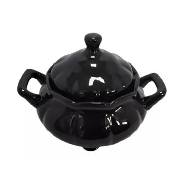 Imagem de Sopeira De Porcelana/Cerâmica Colorida (PRETO) - Oferta