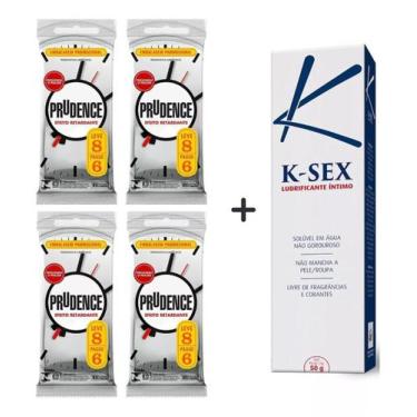 Imagem de Kit Preservativo Retardante 32 Camisinhas  + Lubrificante - Prudence