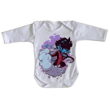 Imagem de body nenê criança roupa bebê manga longa Noturno - Empório Dutra, G   