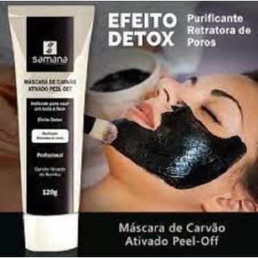 Imagem de Máscara Facial de Carvão Ativado Peel-Off Detox Samana 120g