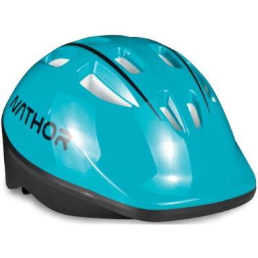 Imagem de Capacete Infantil com Regulagem Azul Turquesa - Nathor