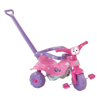 Imagem de Triciclo Magic Toys Tico-tico Pets Rosa Gatinha, Rosa