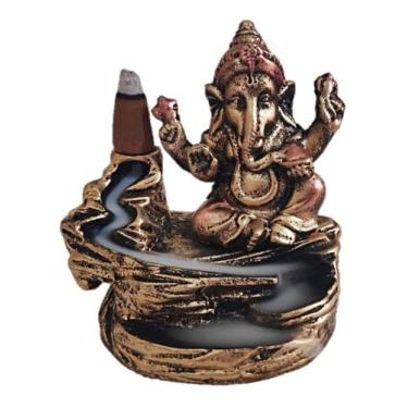 Imagem de Incensario Porta Incenso Cascata Pedra Ganesha Zen 2 - DECORE CASA