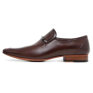 Imagem de Sapato Social Masculino Loafer Paulo Vieira - 125 - Tabaco, 42